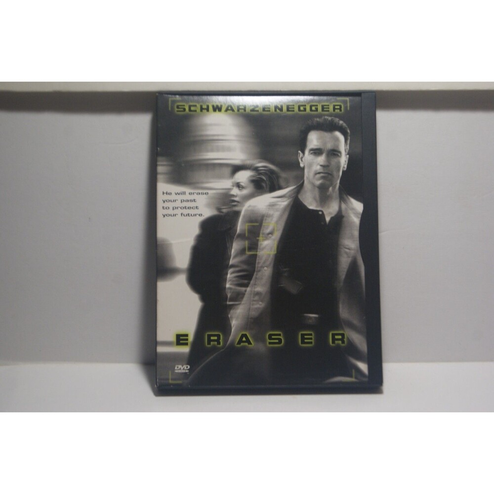 Eraser DVD Arnold Schwarzenegger 1996 Action Thriller Non-Stop Snapback